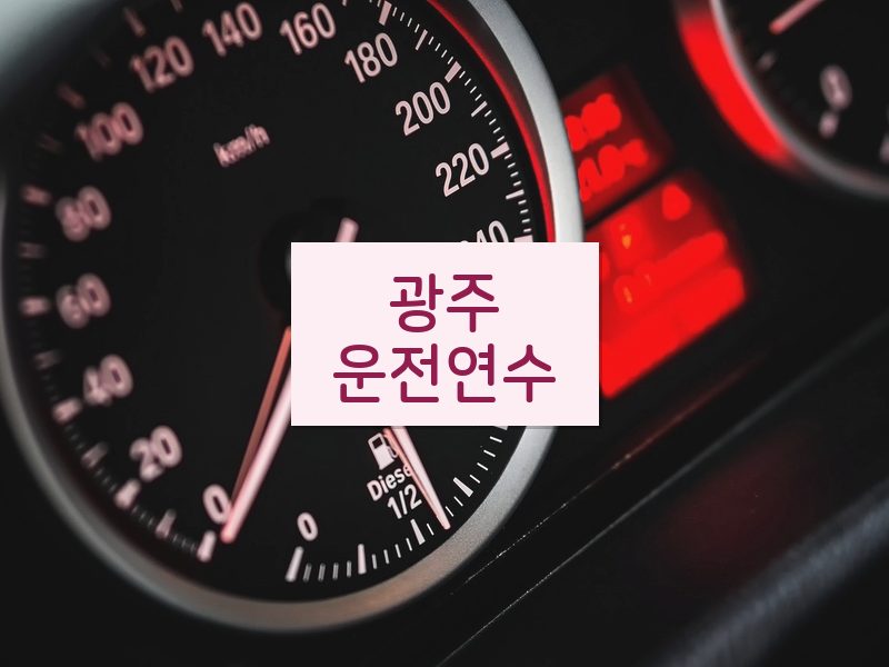 광주운전연수 후기