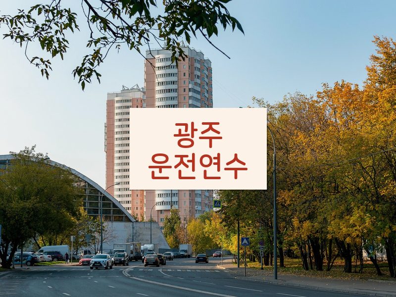 광주운전연수 후기