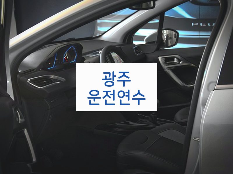 광주운전연수 후기