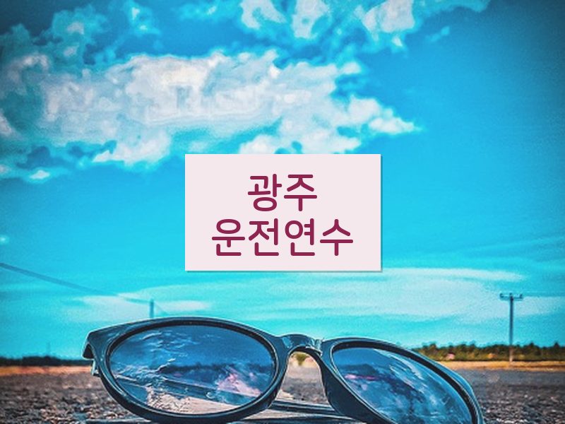 광주운전연수 후기