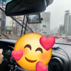 편의점 갈 때 운전 연습