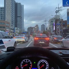 광주 빗길 운전 너무 무서웠어요