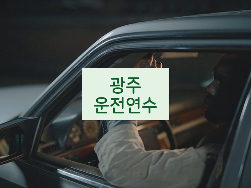 광주운전연수 후기