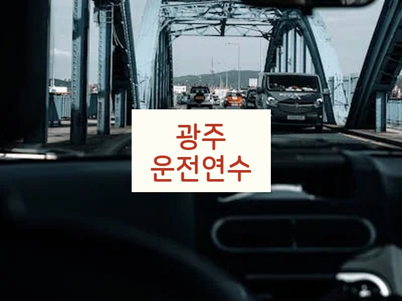 광주운전연수 후기