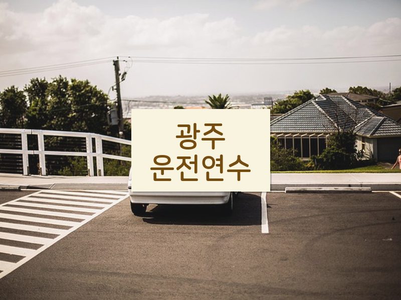 광주운전연수 후기