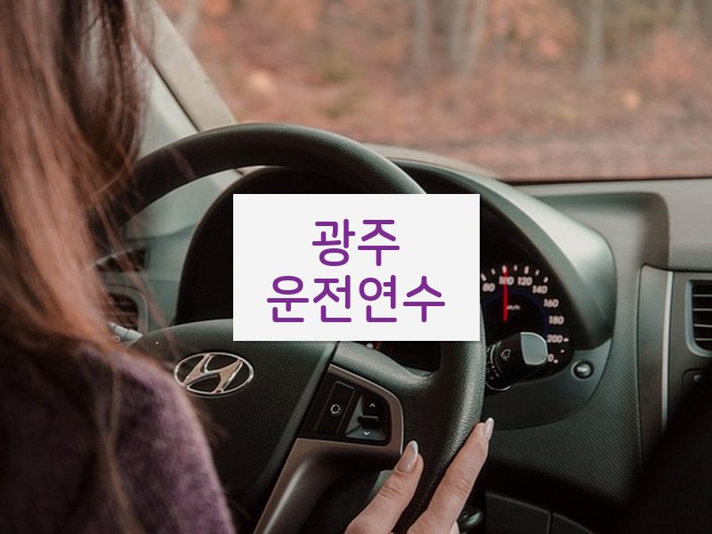 광주운전연수 후기
