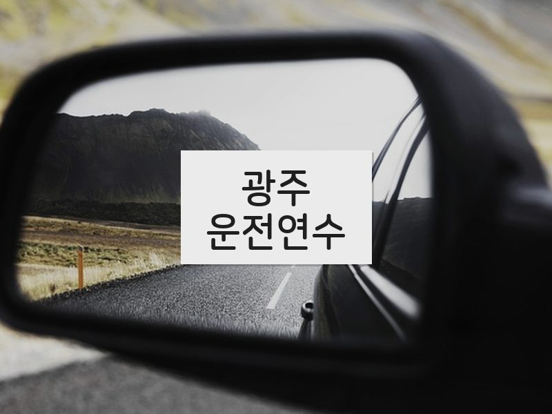 광주운전연수 후기