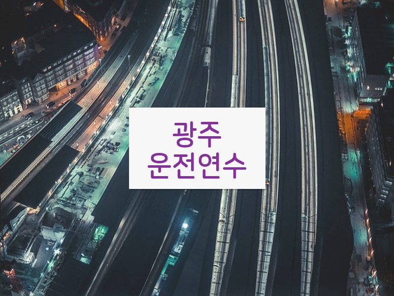 광주운전연수 후기