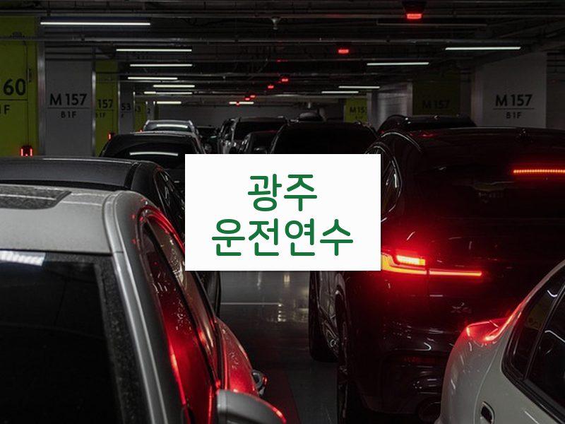 광주운전연수 후기