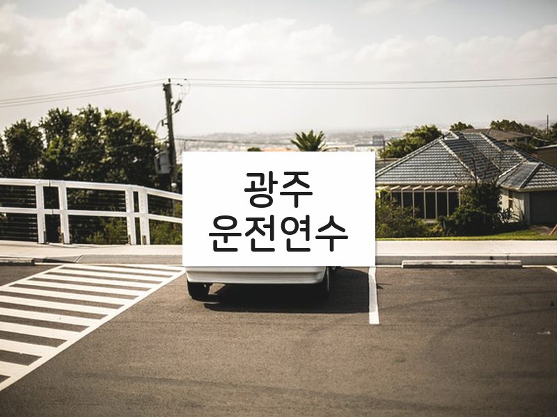 광주운전연수 후기