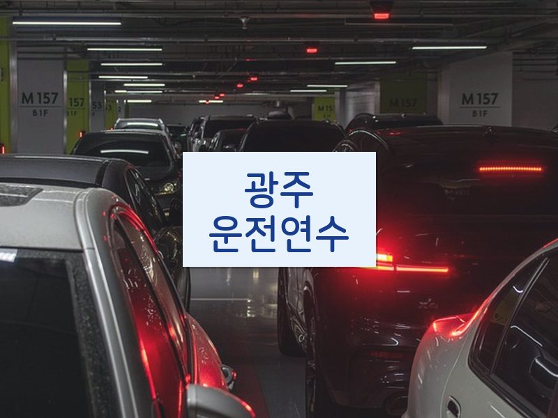 광주운전연수 후기