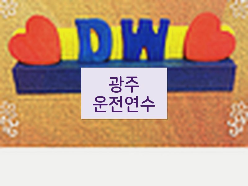 광주운전연수 후기