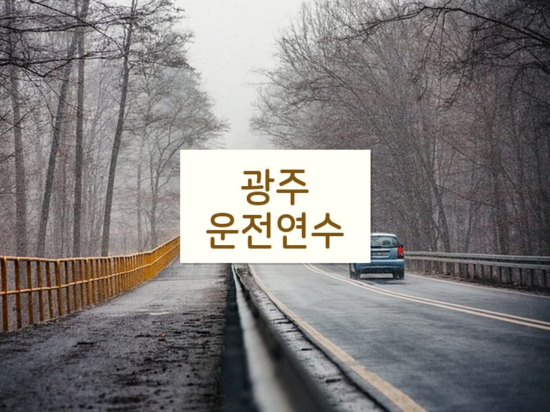 광주운전연수 후기