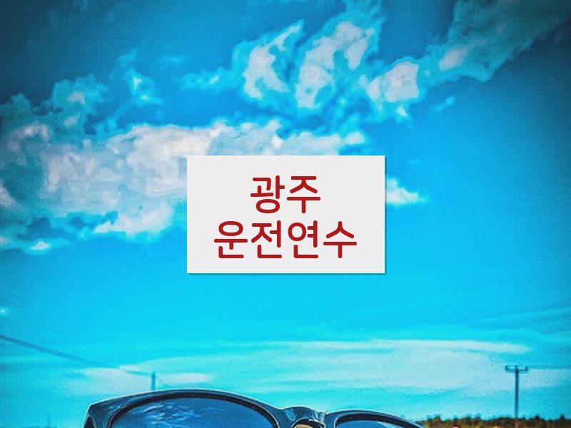 광주운전연수 후기