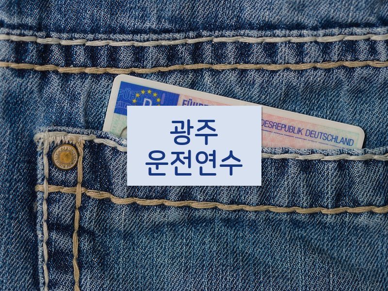 광주운전연수 후기