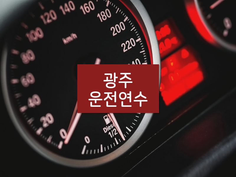 광주운전연수 후기