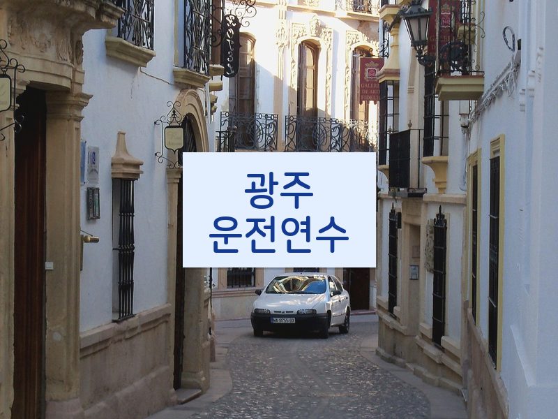 광주운전연수 후기
