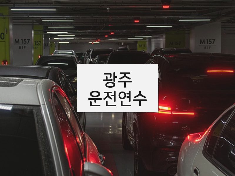 광주운전연수 후기