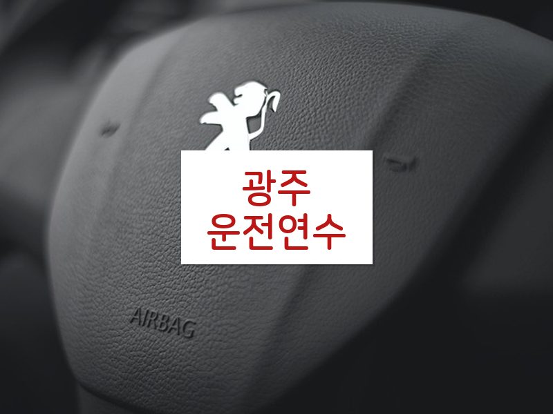 광주운전연수 후기