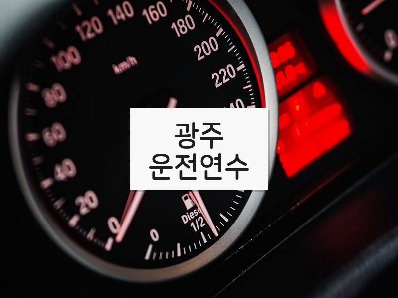 광주운전연수 후기