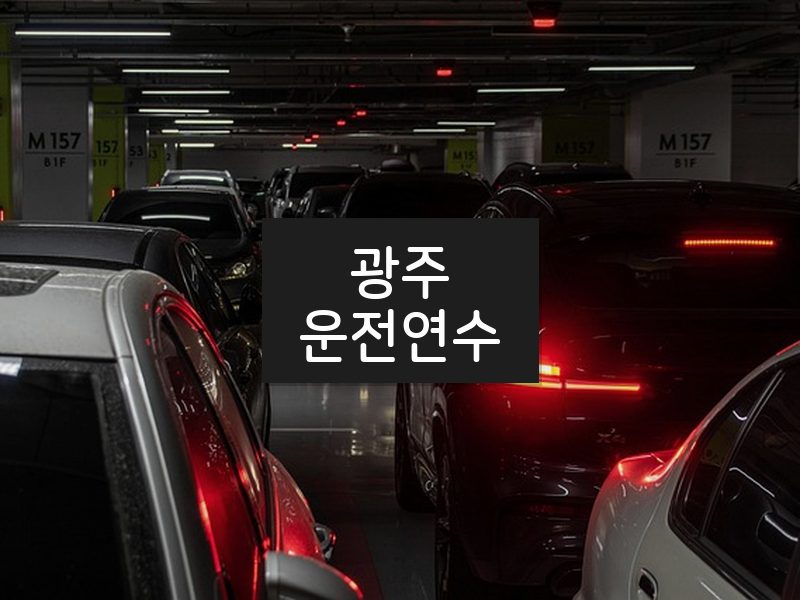 광주운전연수 후기