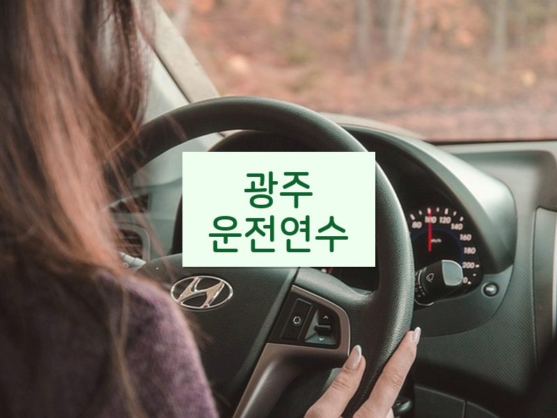 광주운전연수 후기