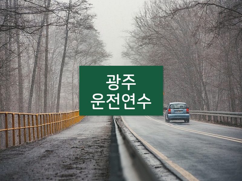 광주운전연수 후기