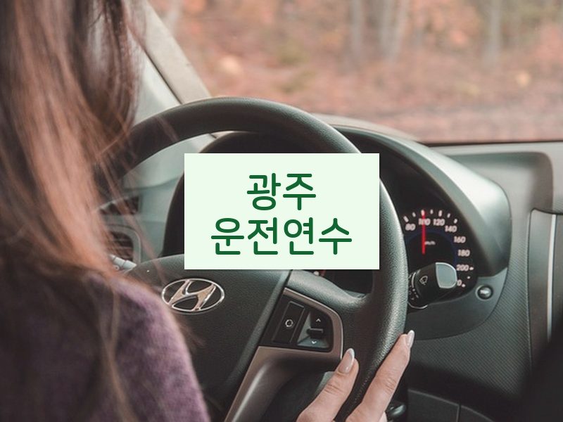 광주운전연수 후기