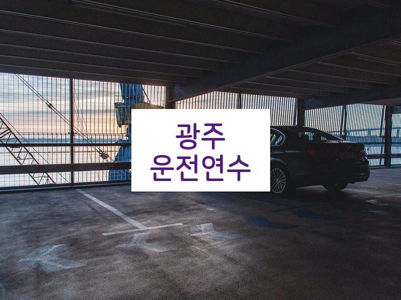 광주운전연수 후기