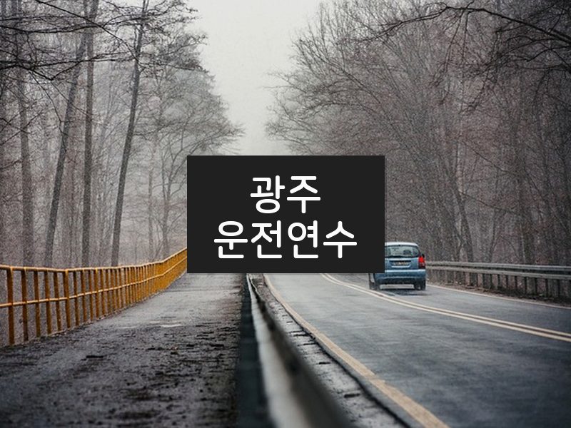 광주운전연수 후기