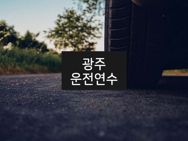 광주운전연수 후기