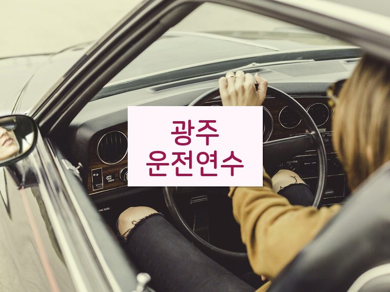 광주운전연수 후기