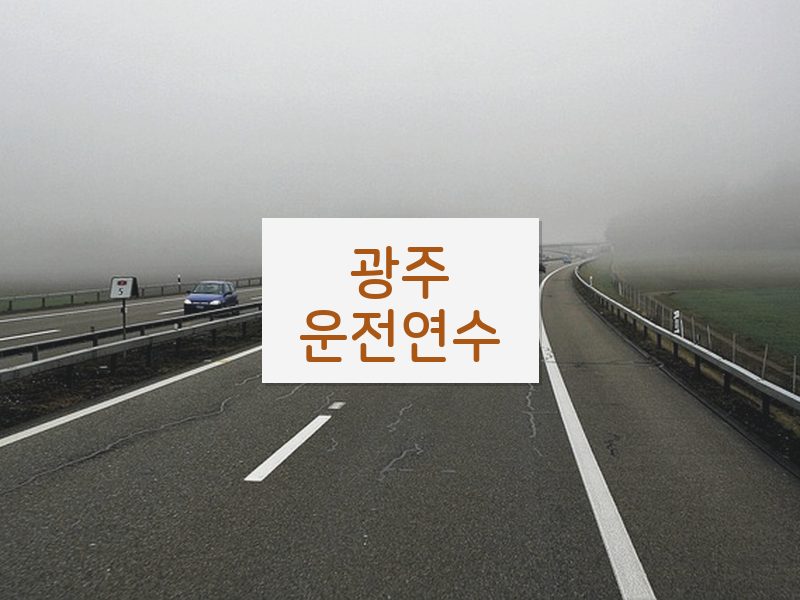 광주운전연수 후기