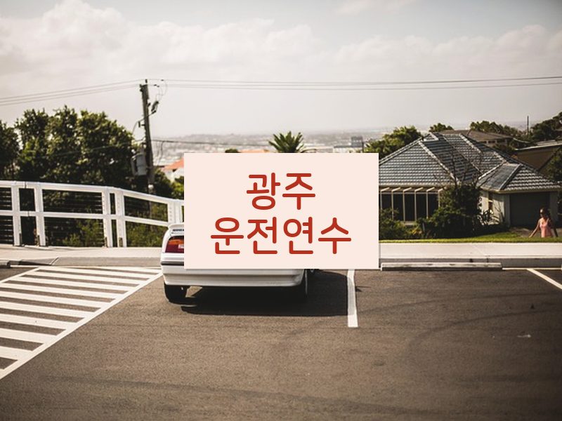 광주운전연수 후기