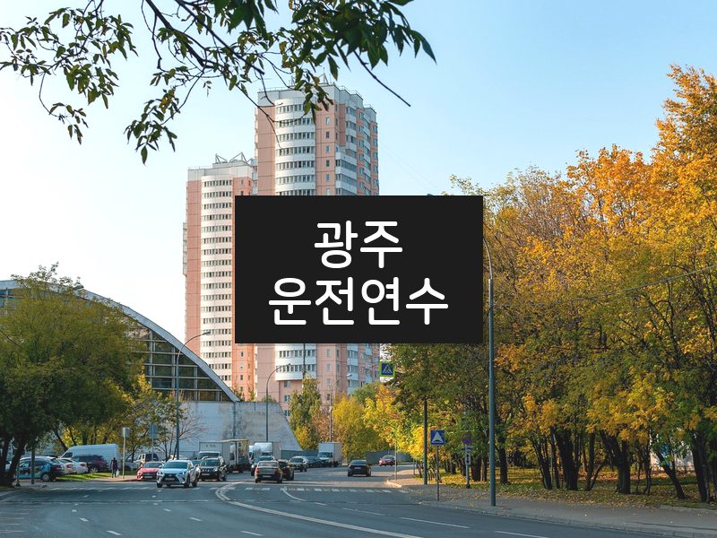 광주운전연수 후기