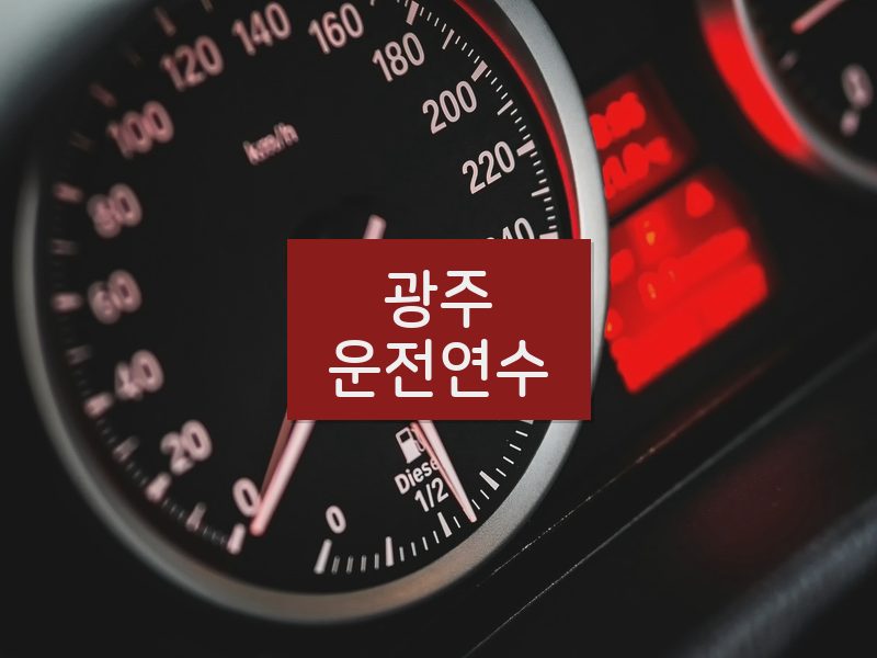 광주운전연수 후기