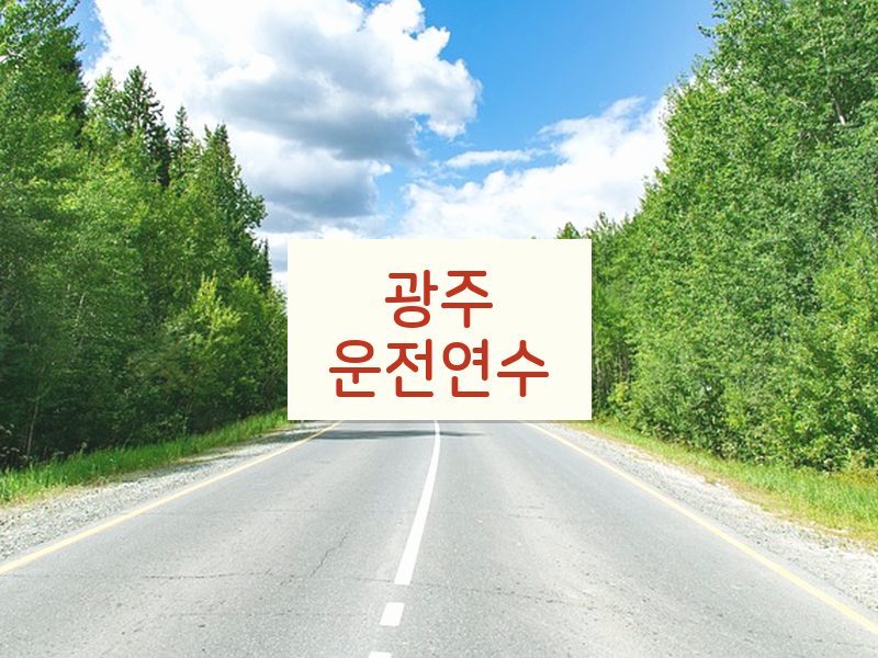 광주운전연수 후기
