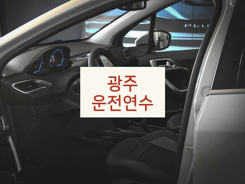 광주운전연수 후기