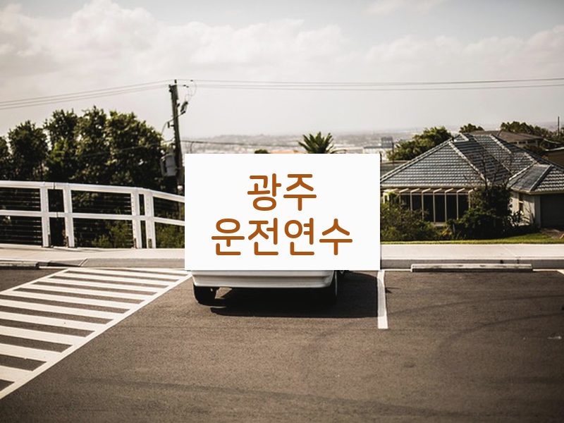 광주운전연수 후기