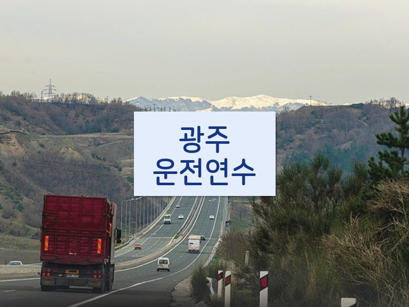 광주운전연수 후기