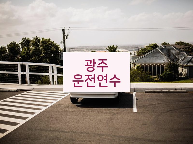 광주운전연수 후기