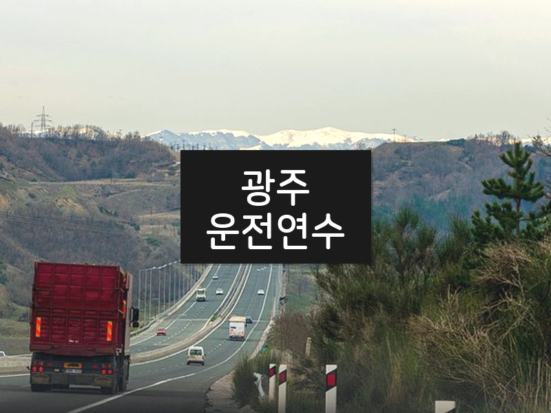 광주운전연수 후기