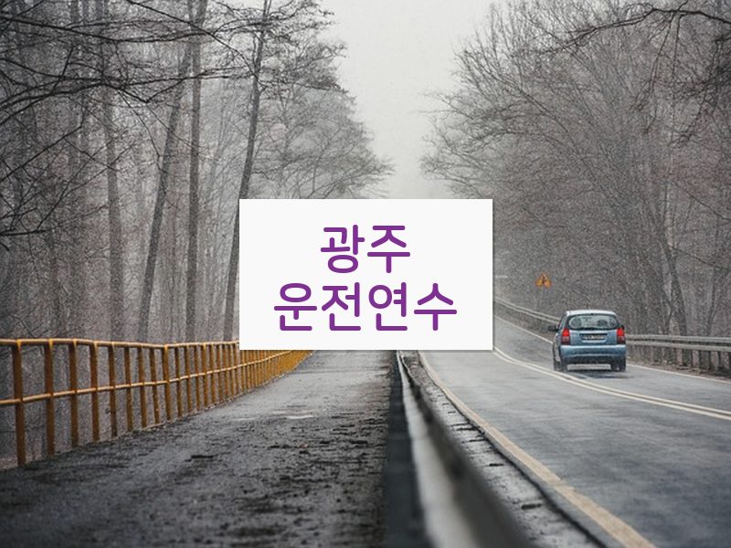 광주운전연수 후기