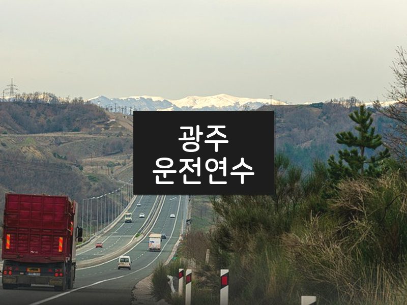 광주운전연수 후기