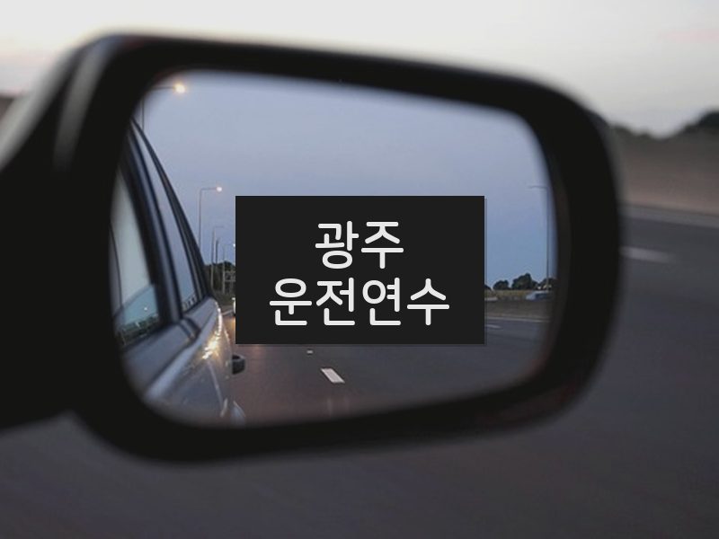 광주운전연수 후기