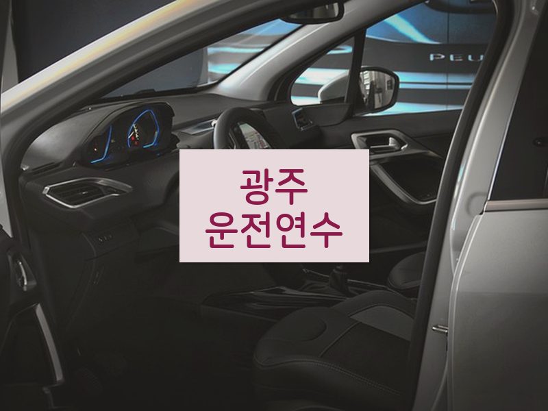 광주운전연수 후기