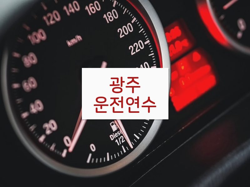 광주운전연수 후기