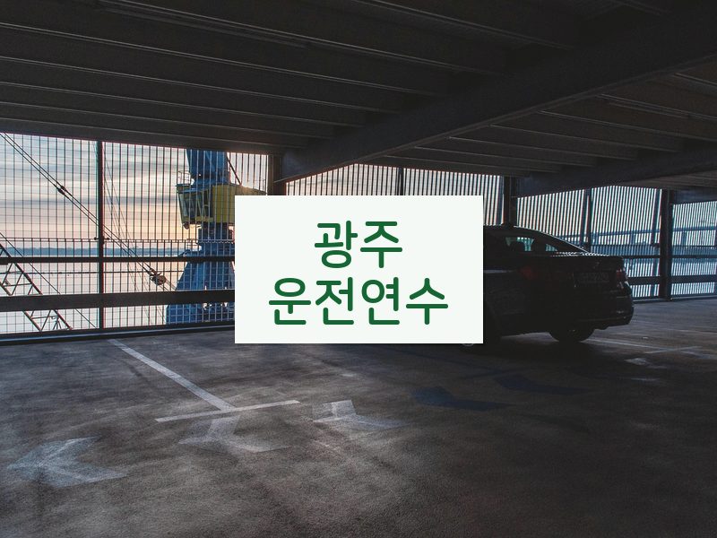 광주운전연수 후기