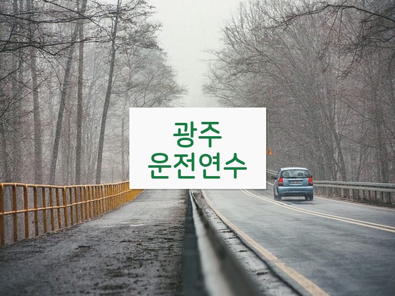 광주운전연수 후기