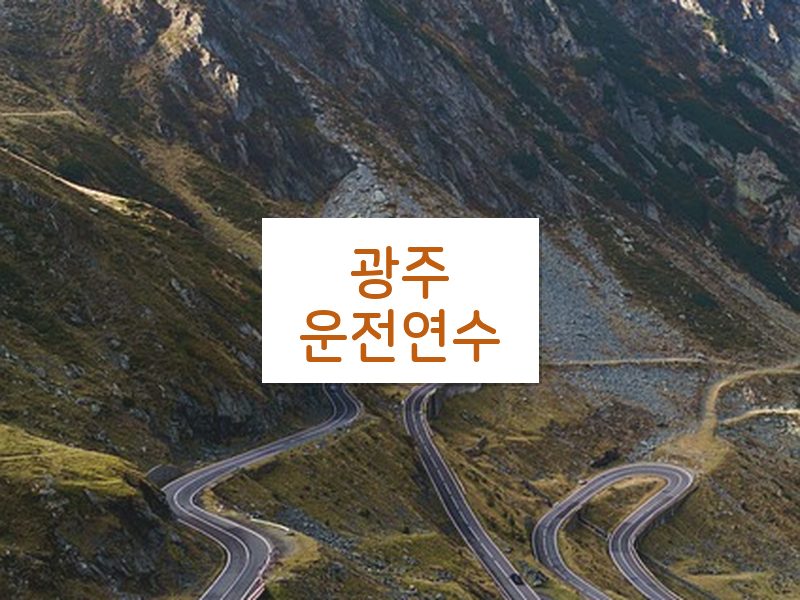 광주운전연수 후기